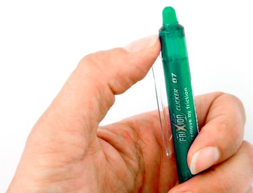 Esferografica pilot frixion clicker apagavel 0,7 mm cor verde , Pilot , 53685 , 4902505417528